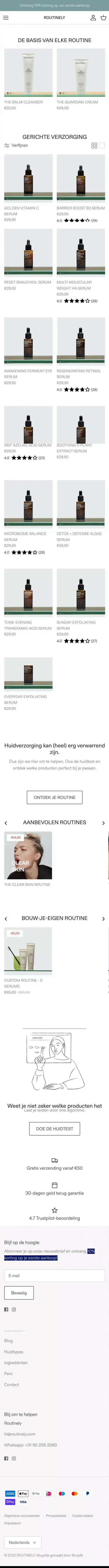 GERICHTE VERZORGING – ROUTINELY mobile view