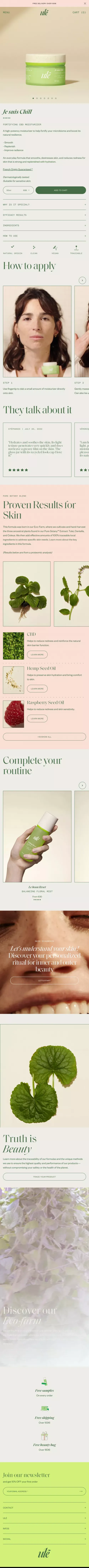 Je suis Chill | Fortifying CBD Moisturizer | Ulé mobile view