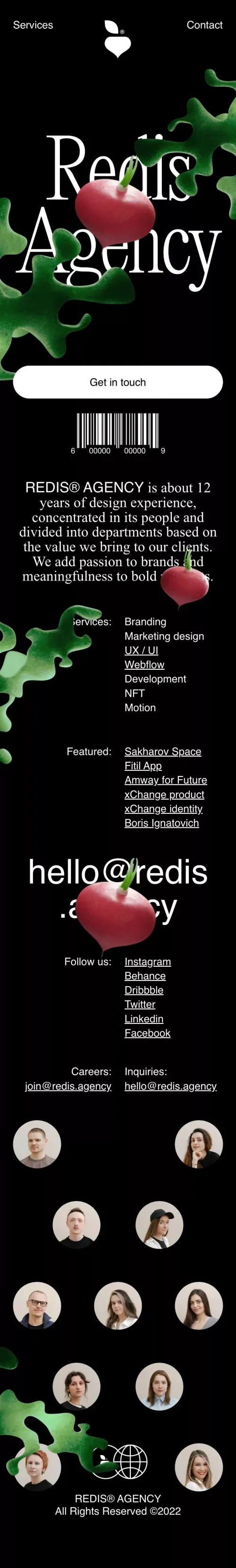 Redis Product Design & Development mobile view