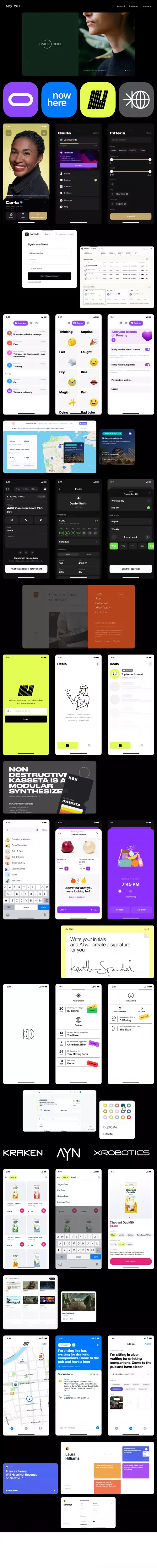 Notch mobile view