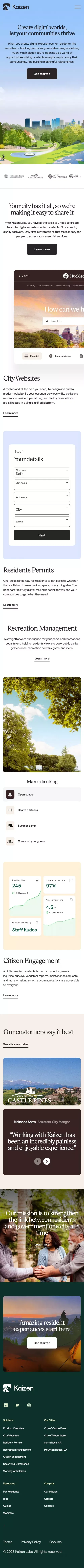 Kaizen mobile view
