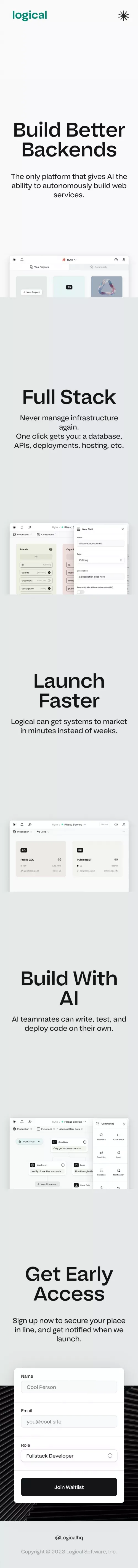 Logical mobile view