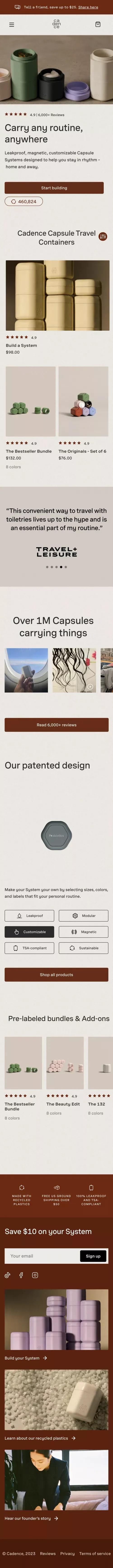 Leakproof and Magnetic Travel Containers mobile view