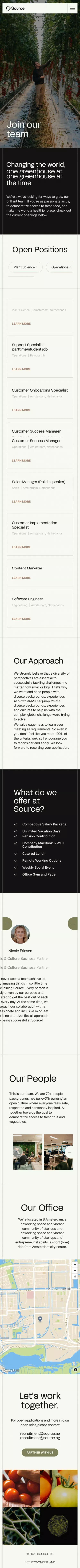 Join Source.ag mobile view