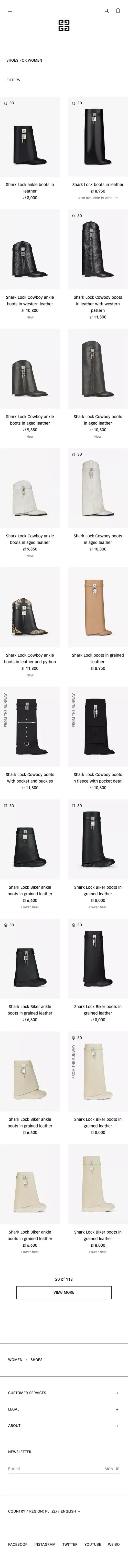 Shoes Givenchy for Women | GIVENCHY Paris mobile view