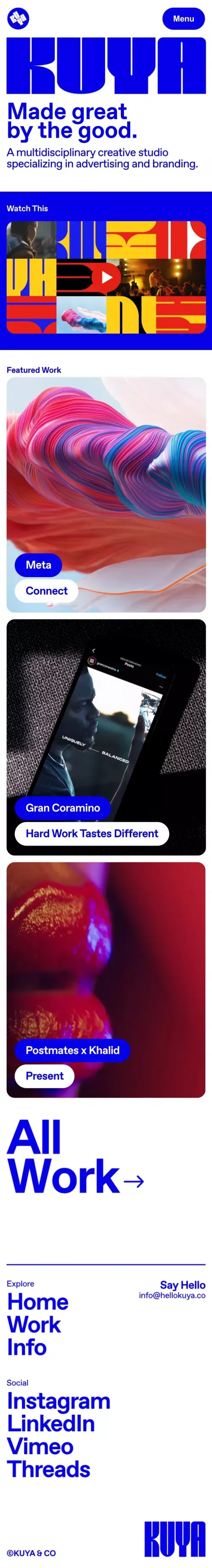 KUYA / Made Great by the Good mobile view
