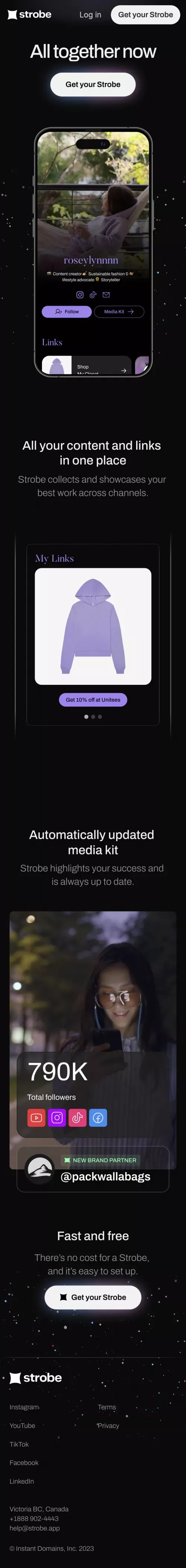 Strobe ¦ Get your Strobe mobile view