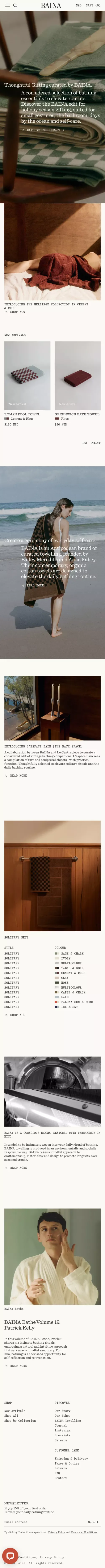 BAINA | Official Online Store | Join for 15% off first order · BAINA | Official Online Store | Join for 15% off* mobile view