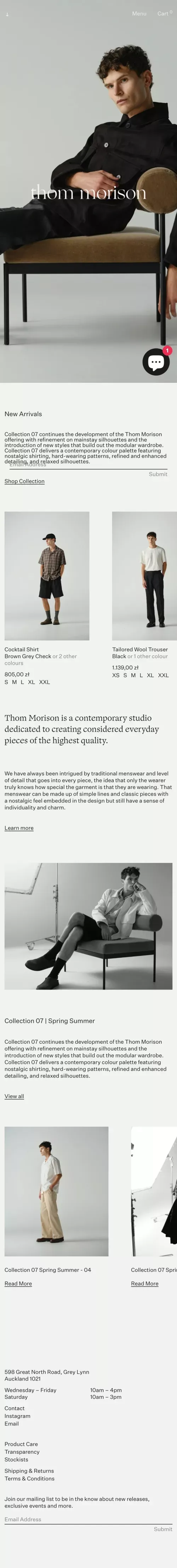 Thom Morison - Thom Morison mobile view
