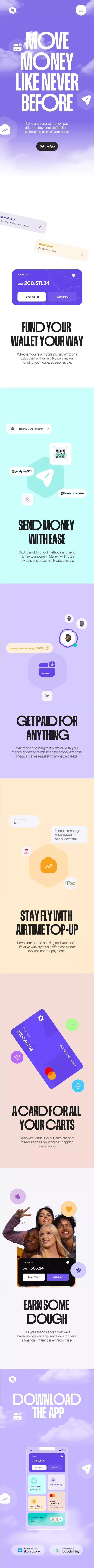 Nyatwa — Move Money Like Never Before mobile view
