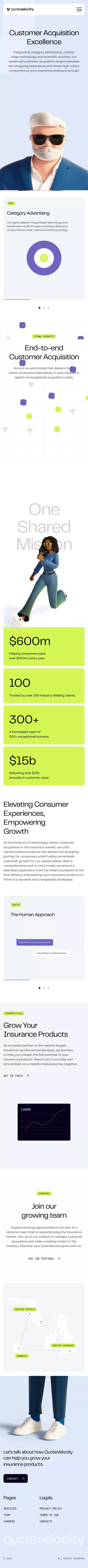 Quote Velocity mobile view