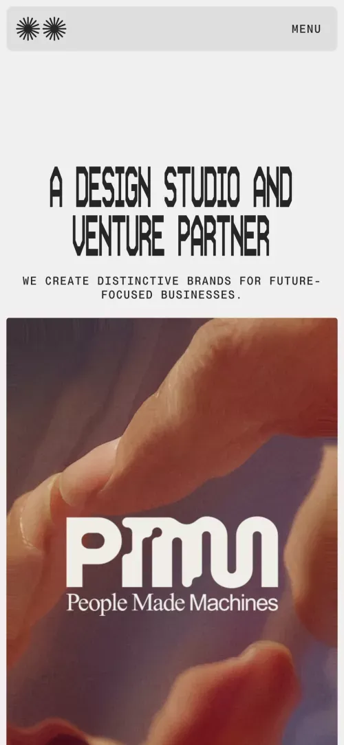 A Design Studio and Venture Partner in Oslo mobile view