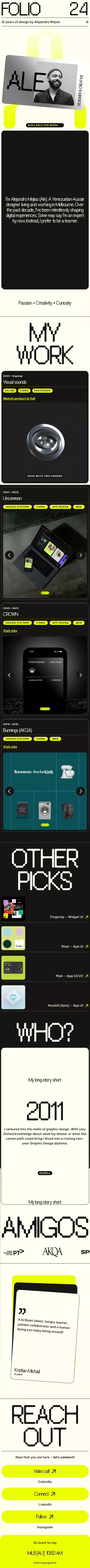 Alejandro Mejias mobile view