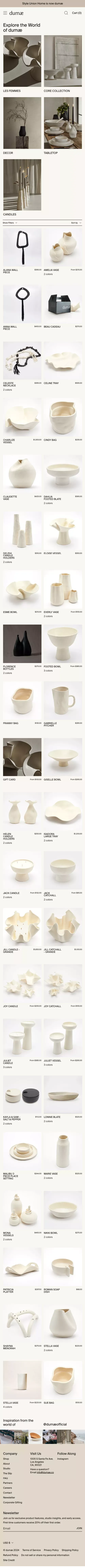 Products                  – dumæ mobile view