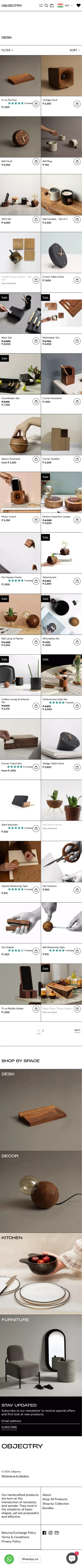 Desk– Objectry mobile view