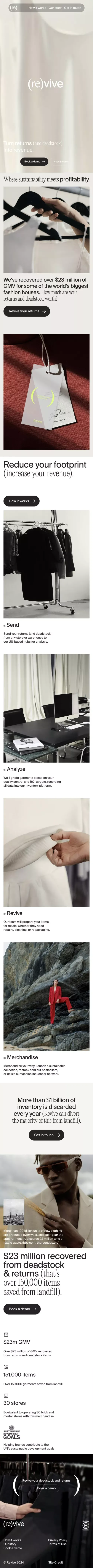 (Re)vive | Where sustainability meets profitability. mobile view
