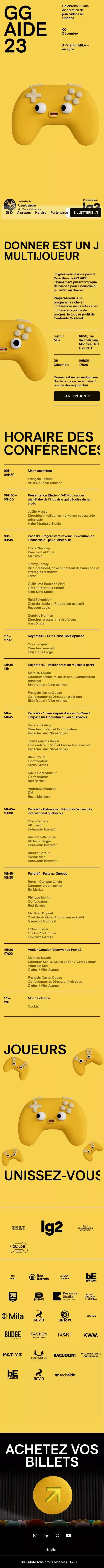 GGaide | 6 décembre 2023 à Montréal mobile view
