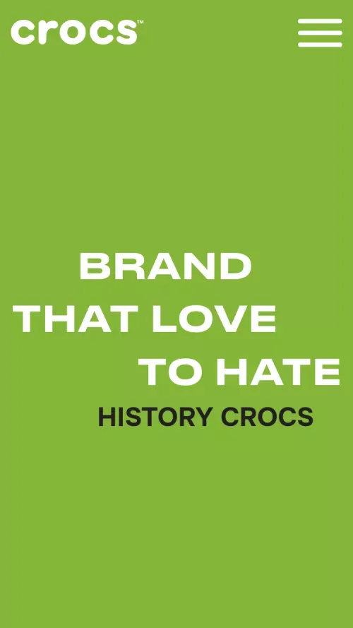 CROCS - the brand they love to hate mobile view