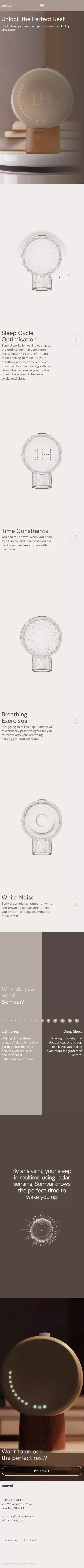 Somvai mobile view