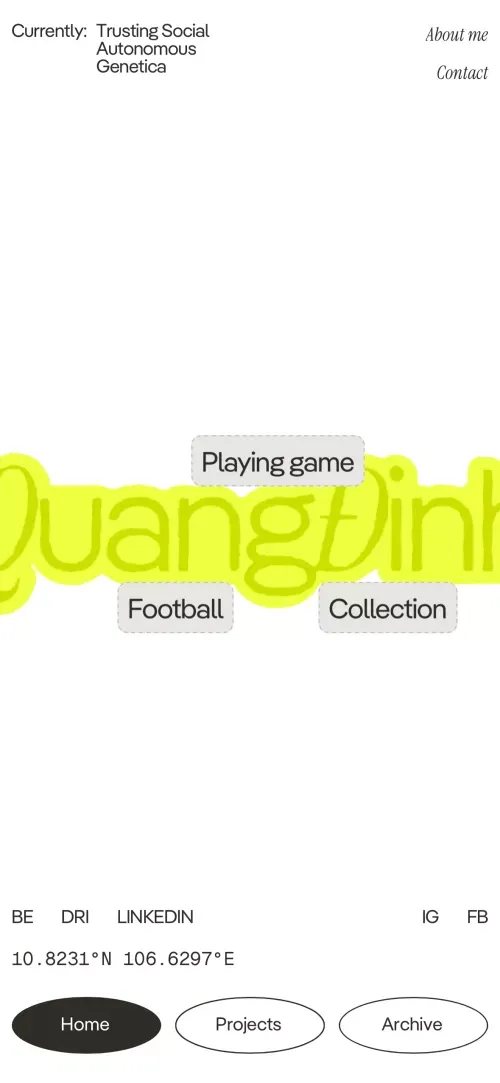 QuangDinh • Home mobile view