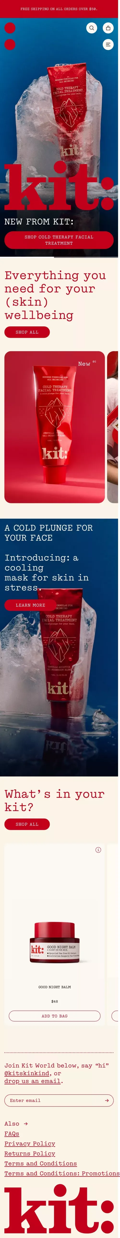 kit: | Modern formulas for all skinkind mobile view