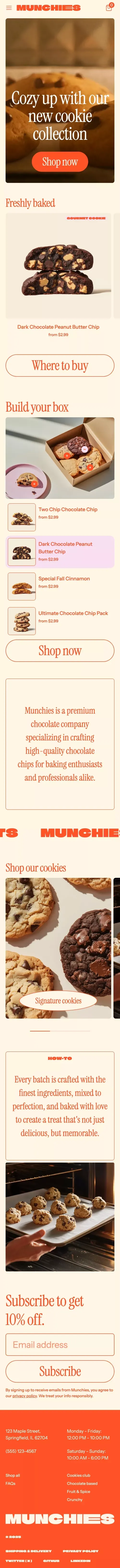 Munchies mobile view