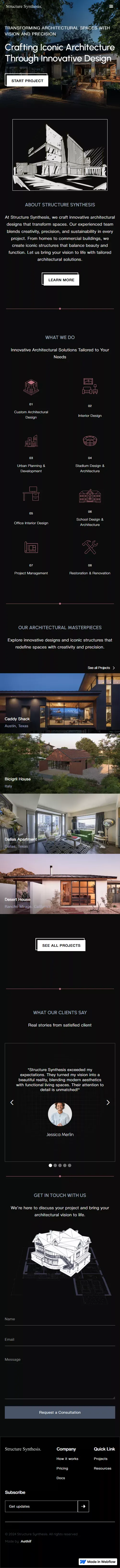 Structure synthesis - Crafting Iconic Structures with Innovative Design mobile view