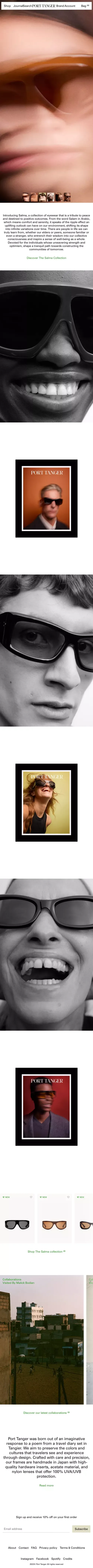 Port Tanger Luxury Eyewear | Handmade in Japan mobile view