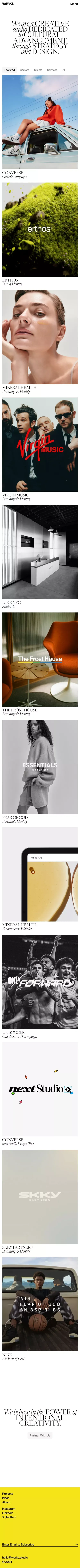 WØRKS mobile view