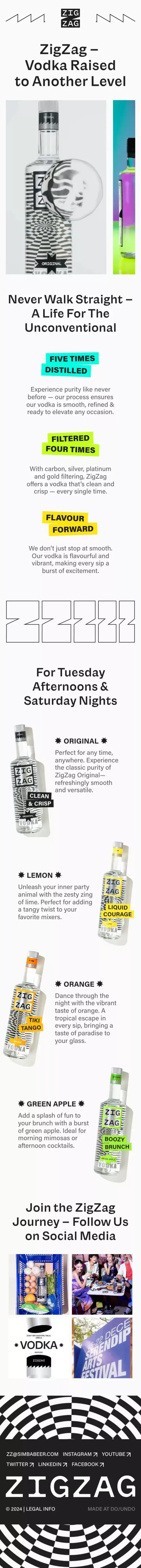ZigZag â Vodka Raised to Another Level mobile view