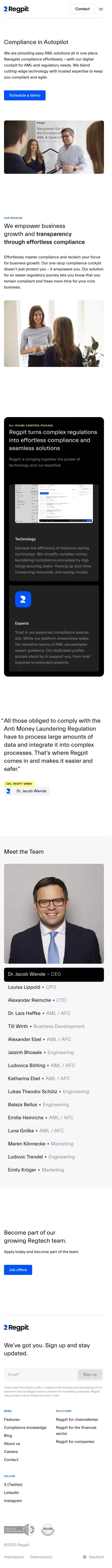 About us – Regpit mobile view