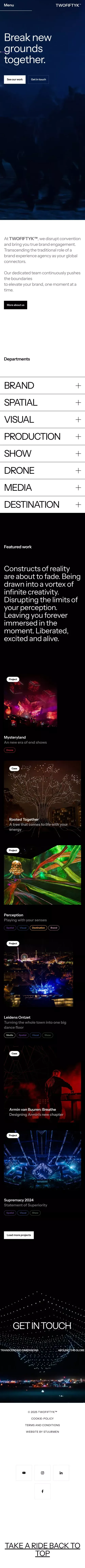 TWOFIFTYK™ mobile view