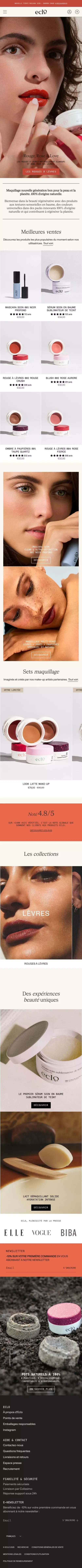 Eclo - Le maquillage réinventé. 100% naturel. 100% sensoriel.                  – eclo mobile view