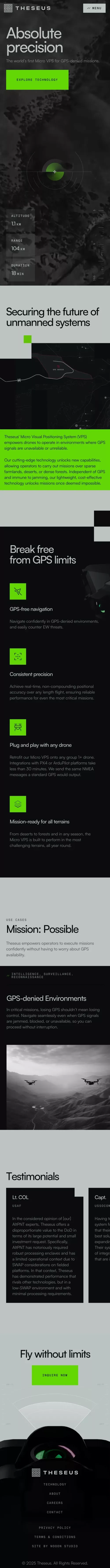 THESEUS mobile view