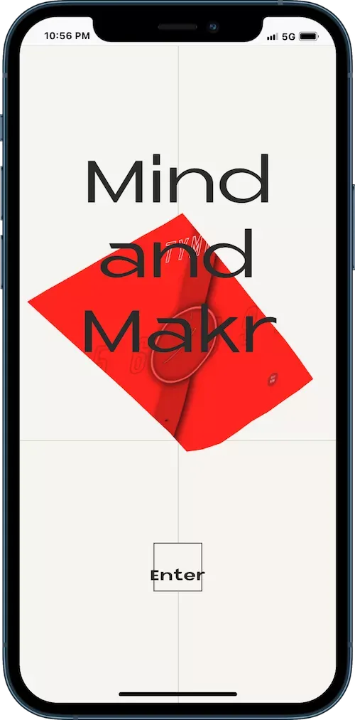 MindandMakr | UI/UX | Web | Product mobile view