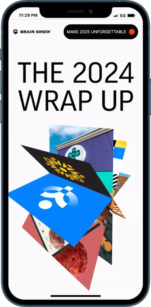 The 2024 Wrap Up mobile view