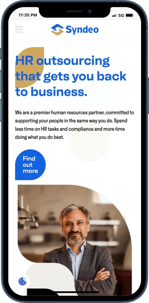 HR Outsourcing that gets you back to business mobile view