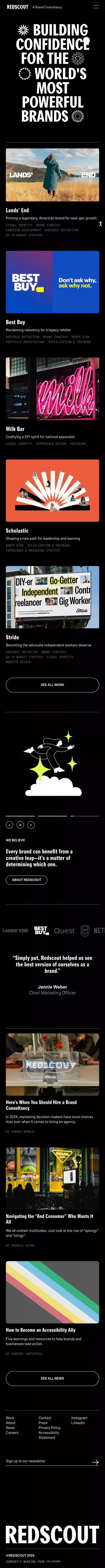 Redscout mobile view