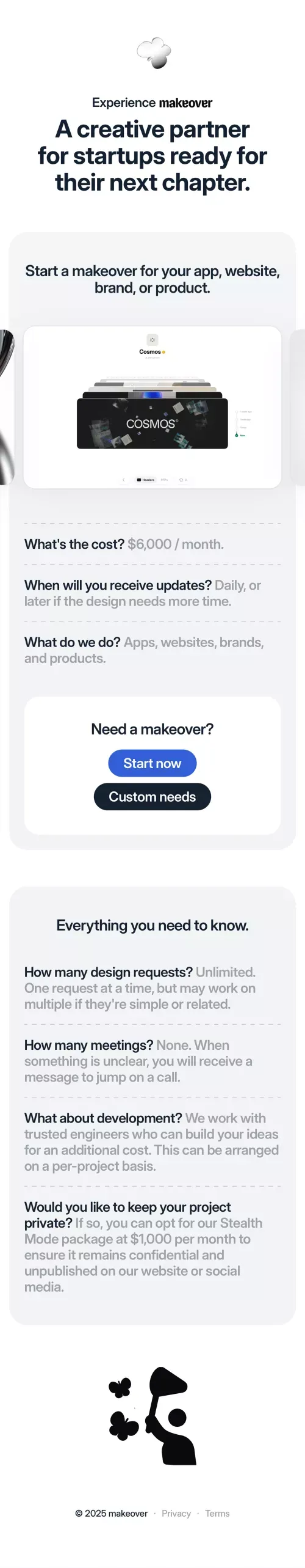 Creative Makeovers for Apps, Websites, Brands, and Products mobile view