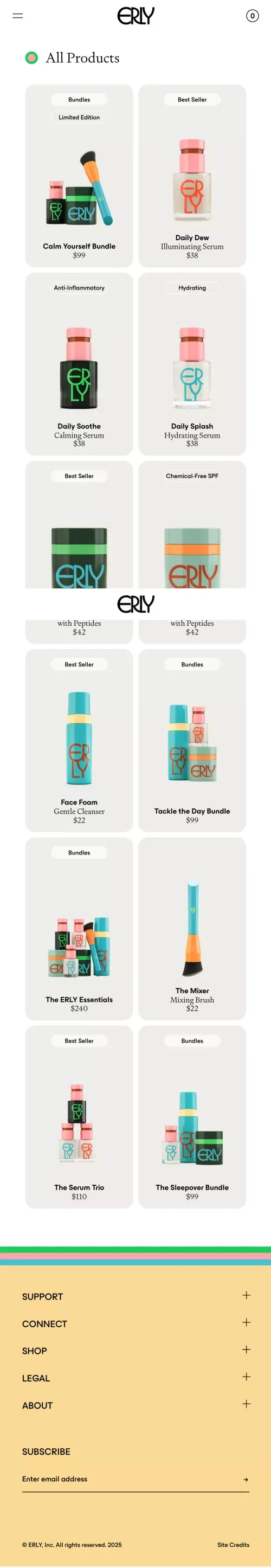 ERLY        |        ERLY Skincare | Clean Solutions for All Ages & Skin Types mobile view