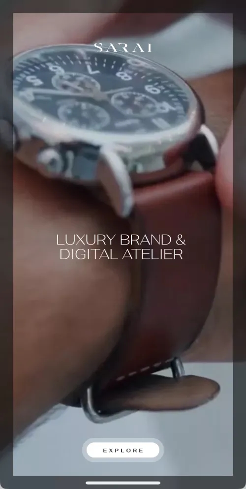 SARAI | Luxury brand & digital atelier mobile view