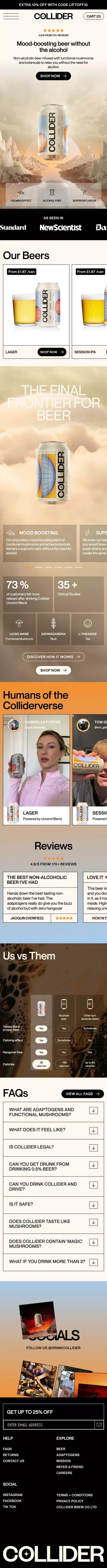 Collider | Mood-Boosting Beer, Without The Alcohol mobile view
