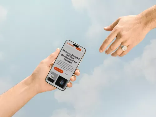Webyansh | UX design and Webflow development agency mobile view