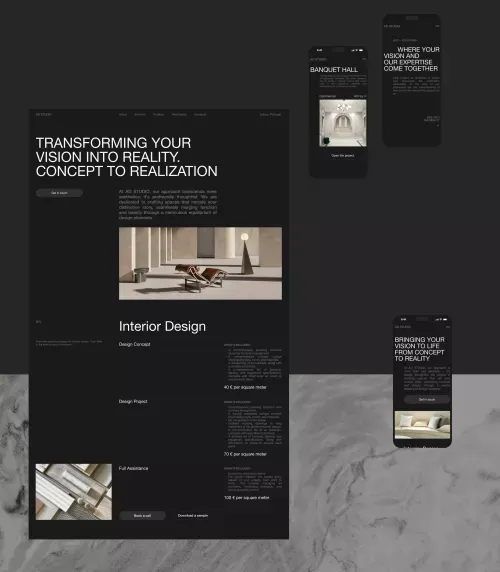 AD DESIGN mobile view