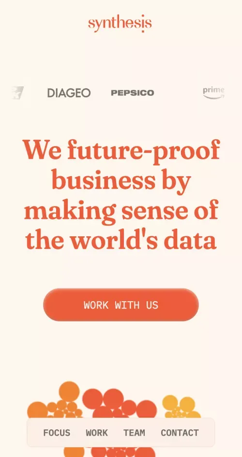 Synthesis | We Future Proof Business With The World's Data mobile view