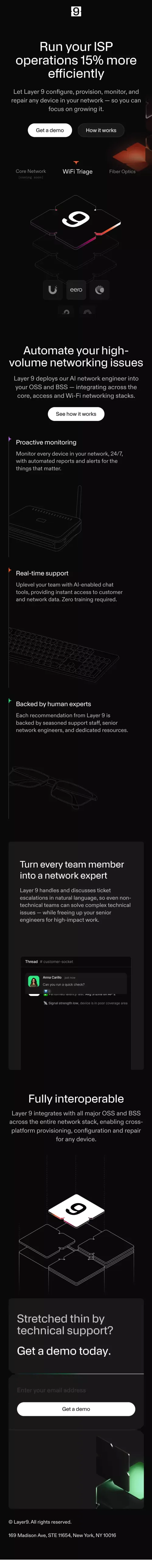 Layer 9 mobile view