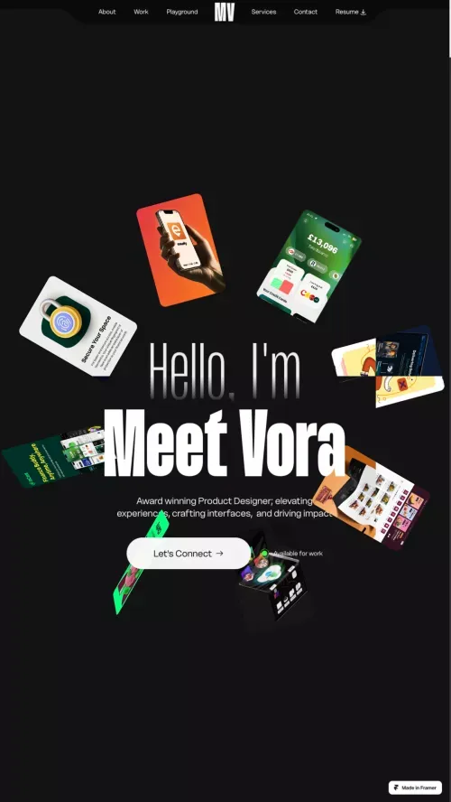 Meet Vora mobile view