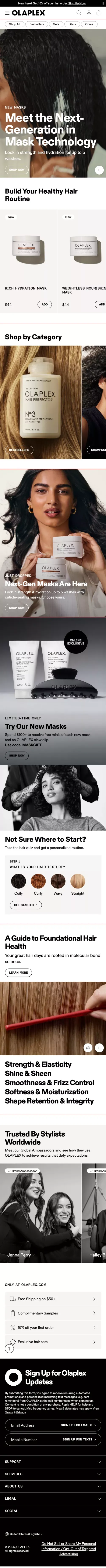 Protect & Strengthen: For Every Hair Type & Texture - OLAPLEX, Inc mobile view