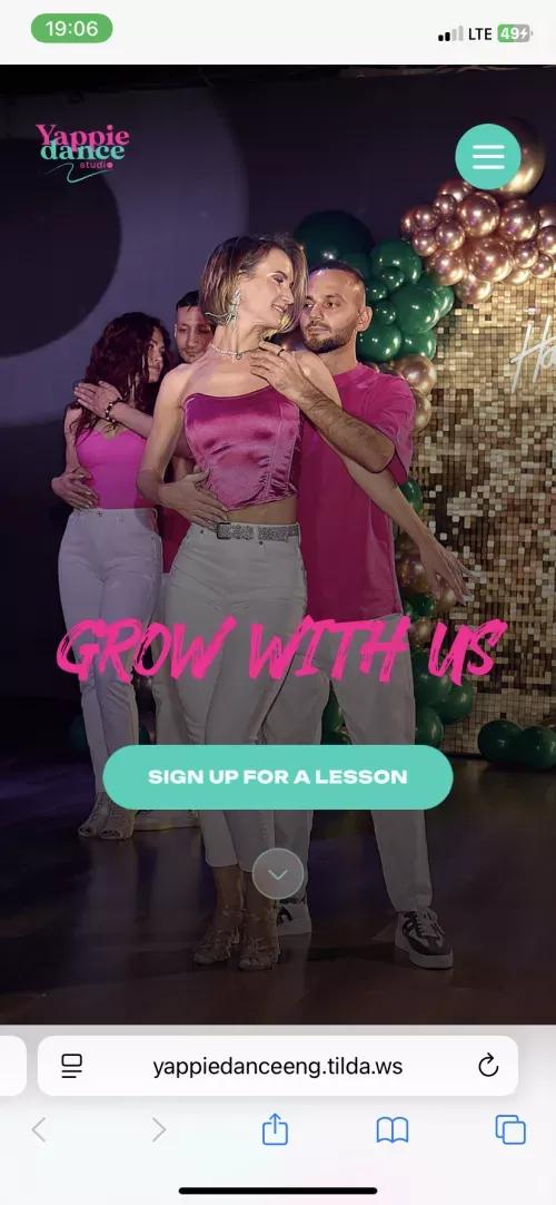 Yappie dance studio - bachata school in Moscow mobile view