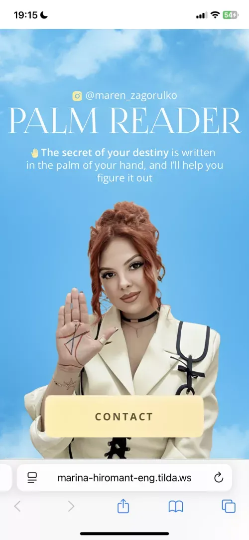 Palmist Marina Zagorulko - analysis of fate by hand: love, health, finances, purpose mobile view